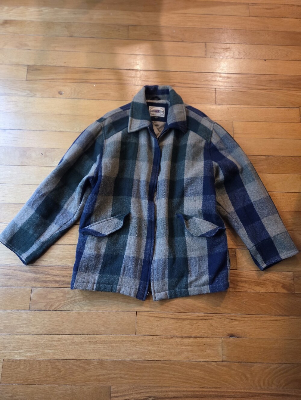 Vintage Men's Plaid Wool Jacket Maxw In Korea Size Small